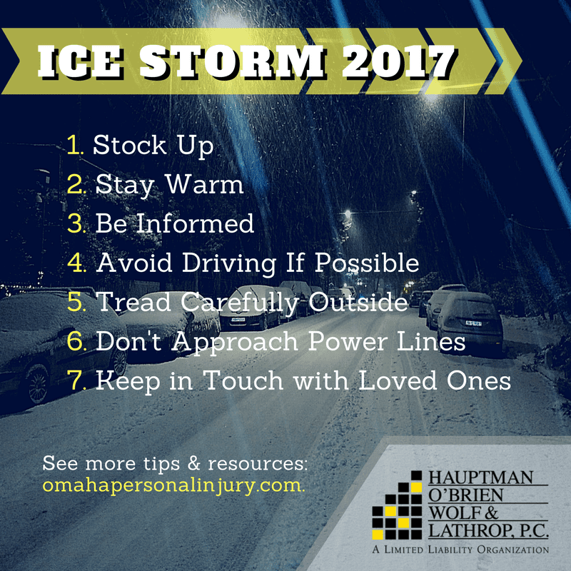 Ice Storm Safety Tips